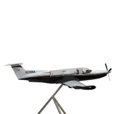 4 Foot Long Pilatus PC-12NG Clear Cabin