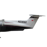 4 Foot Long Pilatus PC-12NG Clear Cabin